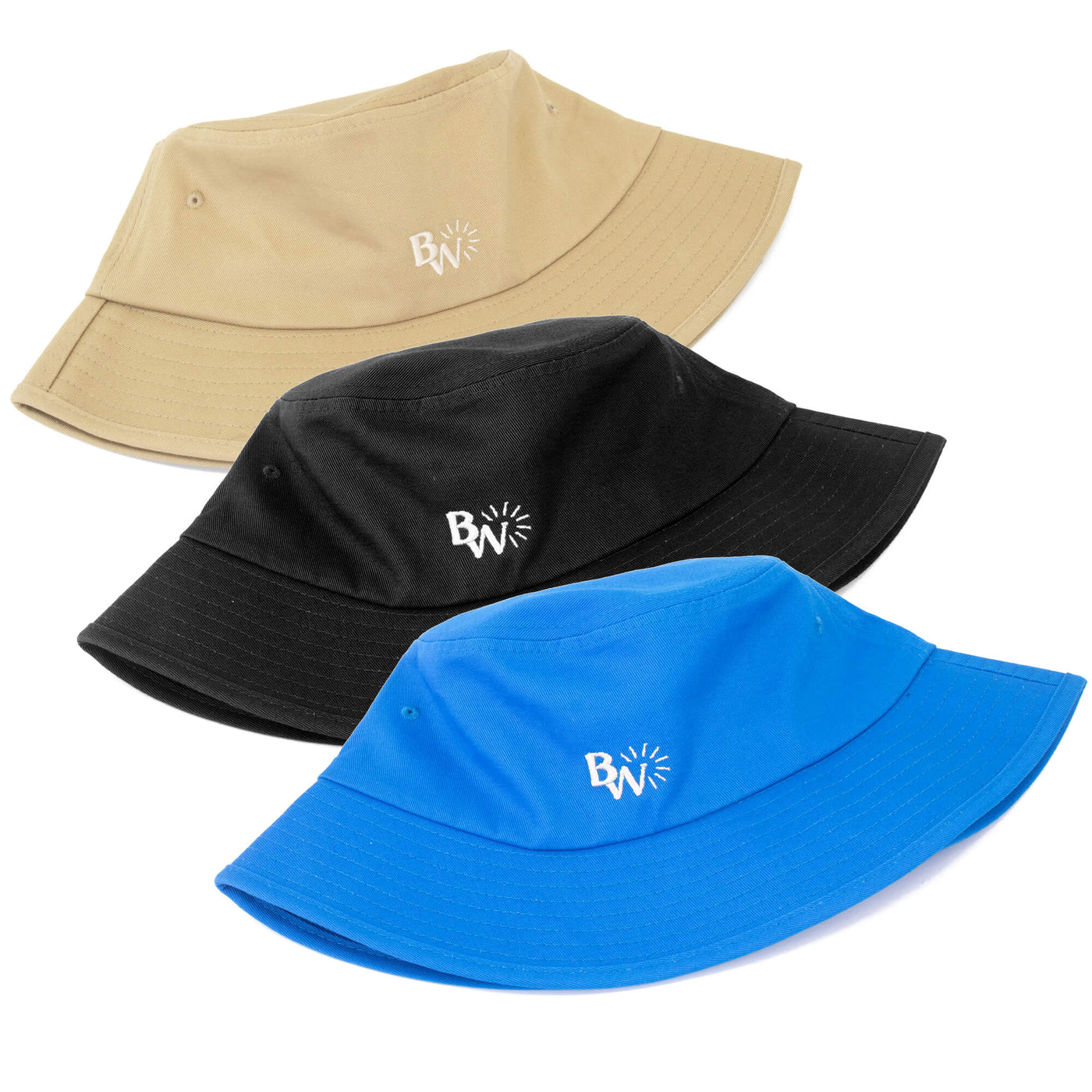 Satin Lined Bucket Hat Collection (Brown, Black and Blue)