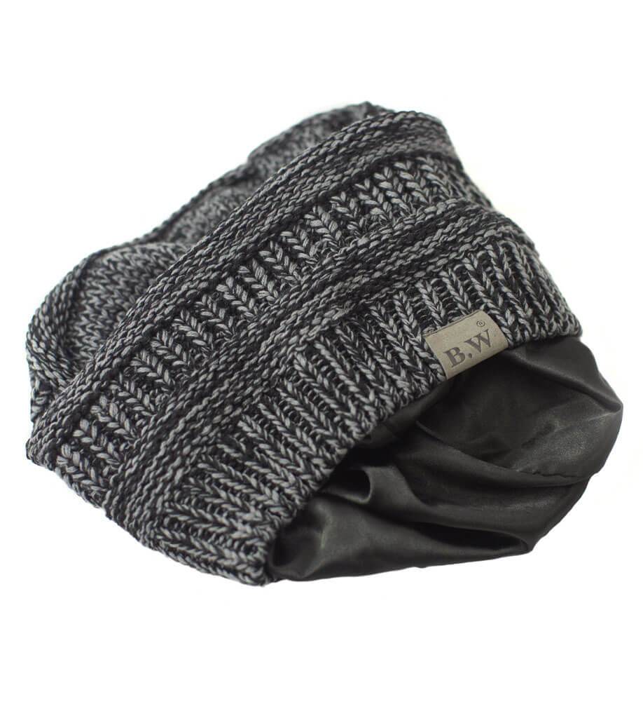 Winter Hat | Satin Lined | Detachable Pom Pom | Charcoal  display picture 1