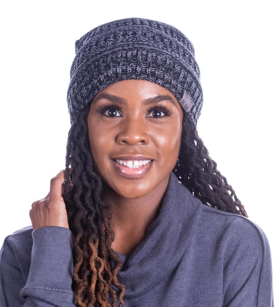 Pom Pom Silk Lined Winter Hats For Natural Hair Winter Hat Satin